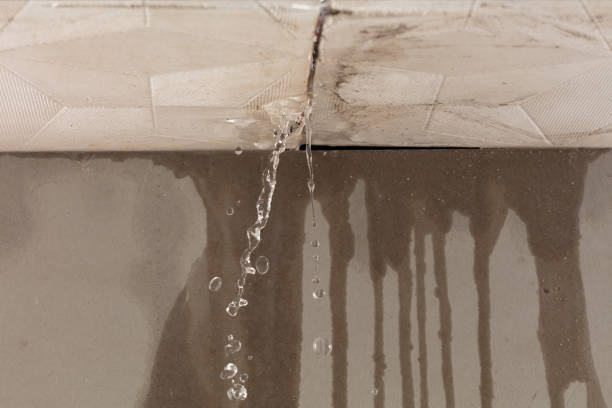 Professional Flood Damage Cleanup technician working in Pigeon Falls, WI